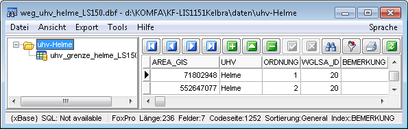 SHP-Import der Verbandsflächen